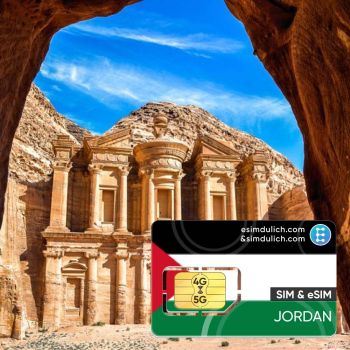 Sim Du Lịch Jordan 15 Ngày Tốc Độ Cao